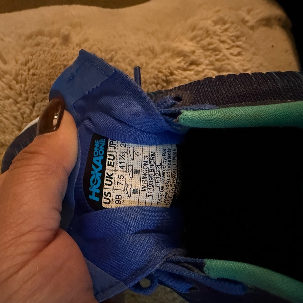 Hoka Sneakers in Blue and Teal - Picture 3 of 5